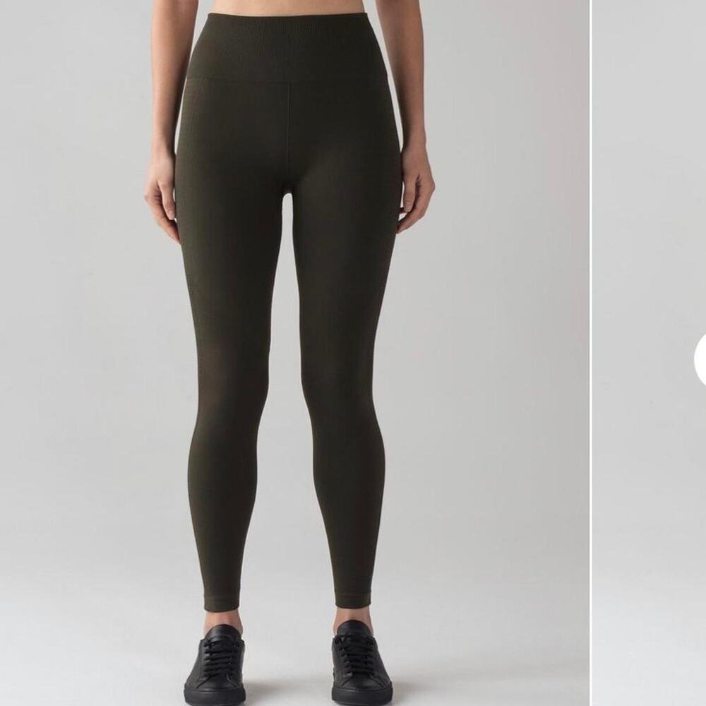 Lululemon olive leggings retails